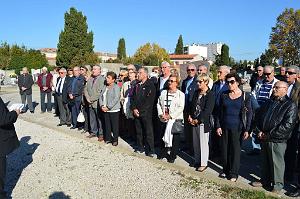 CEREMONIE DU 1 NOVEMBRE 2015 CIMETIERE DE MAZARGUES (45)